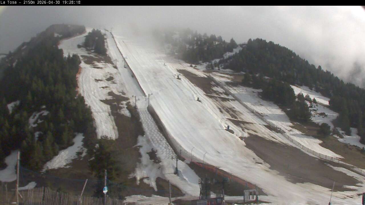 Webcam dans Cap del Bosc - La Tosa, Masella (Catalogne)