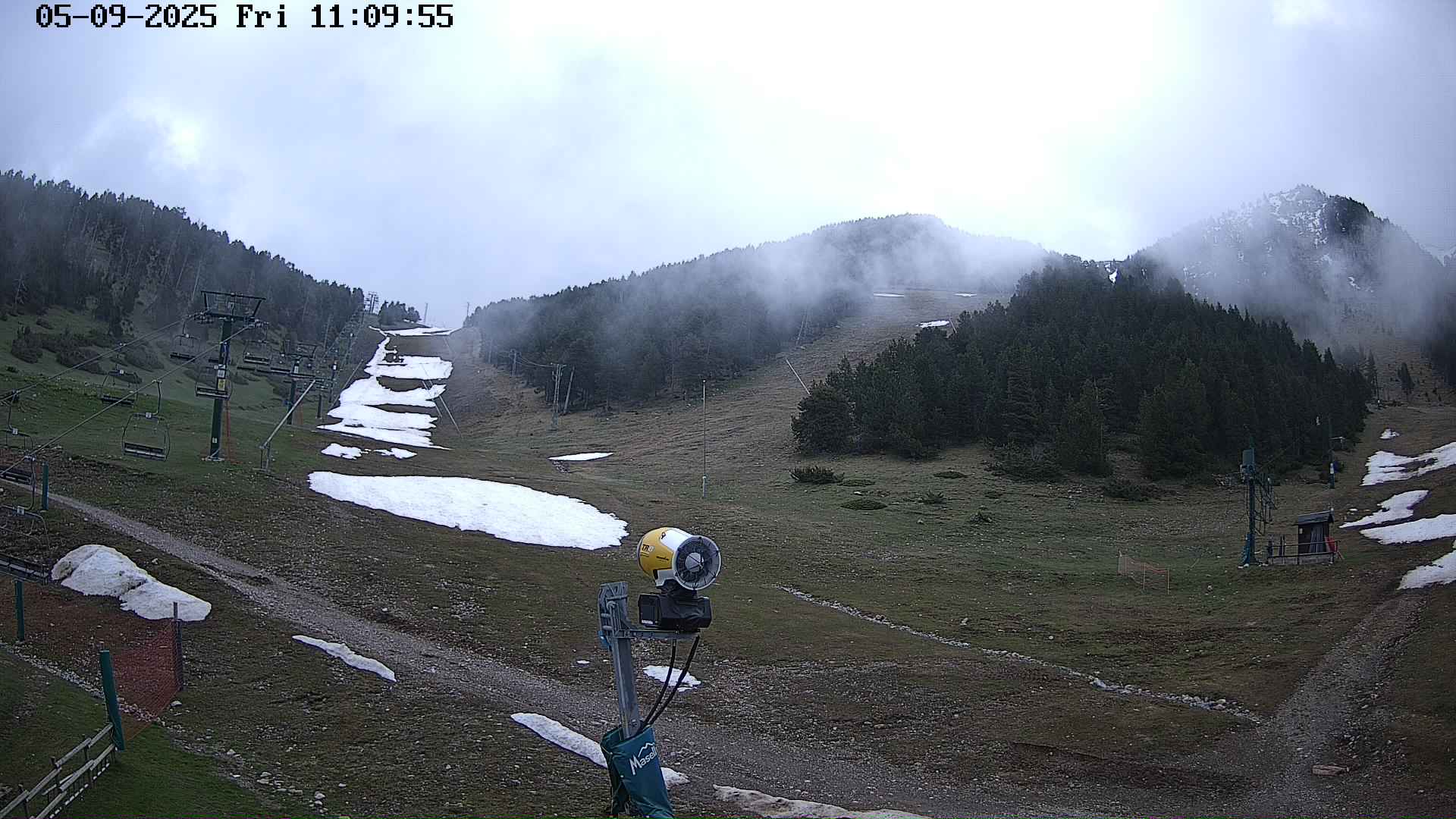 Webcam en Coma Oriola, Masella (Pirineo Catalán)