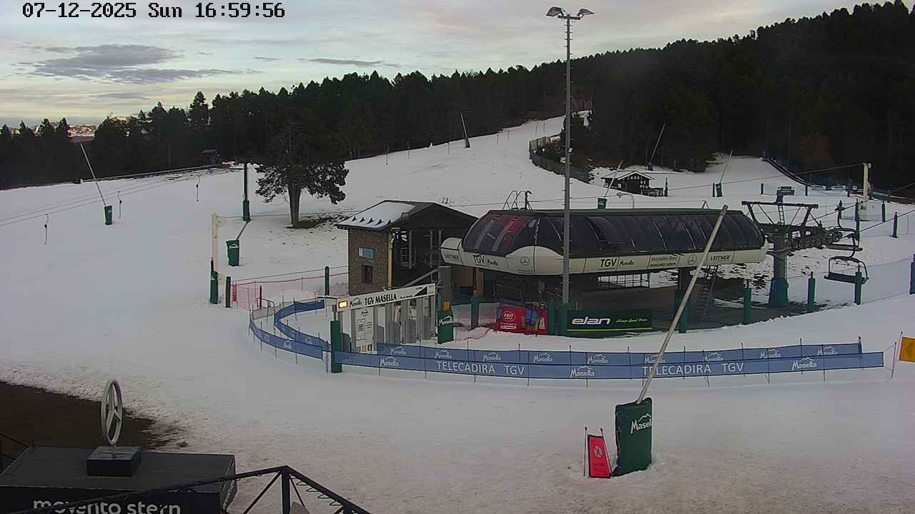 Webcam en TGV Masella