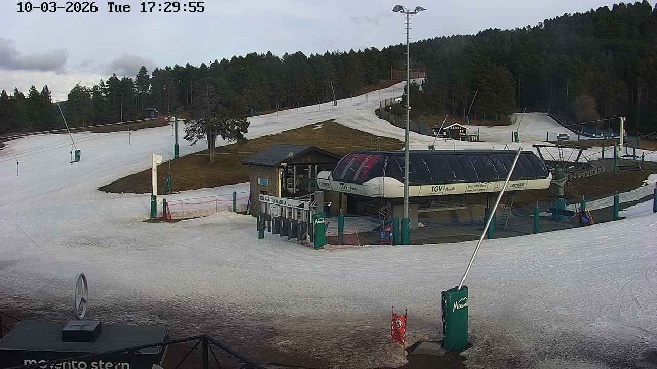 Webcam en TGV Masella