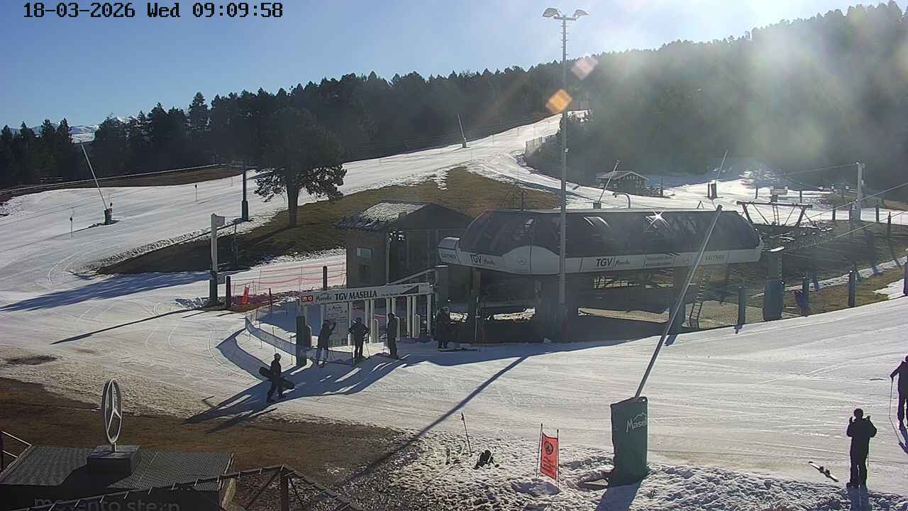 Webcam en TGV Masella