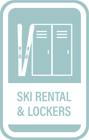 Ski rental & lockers