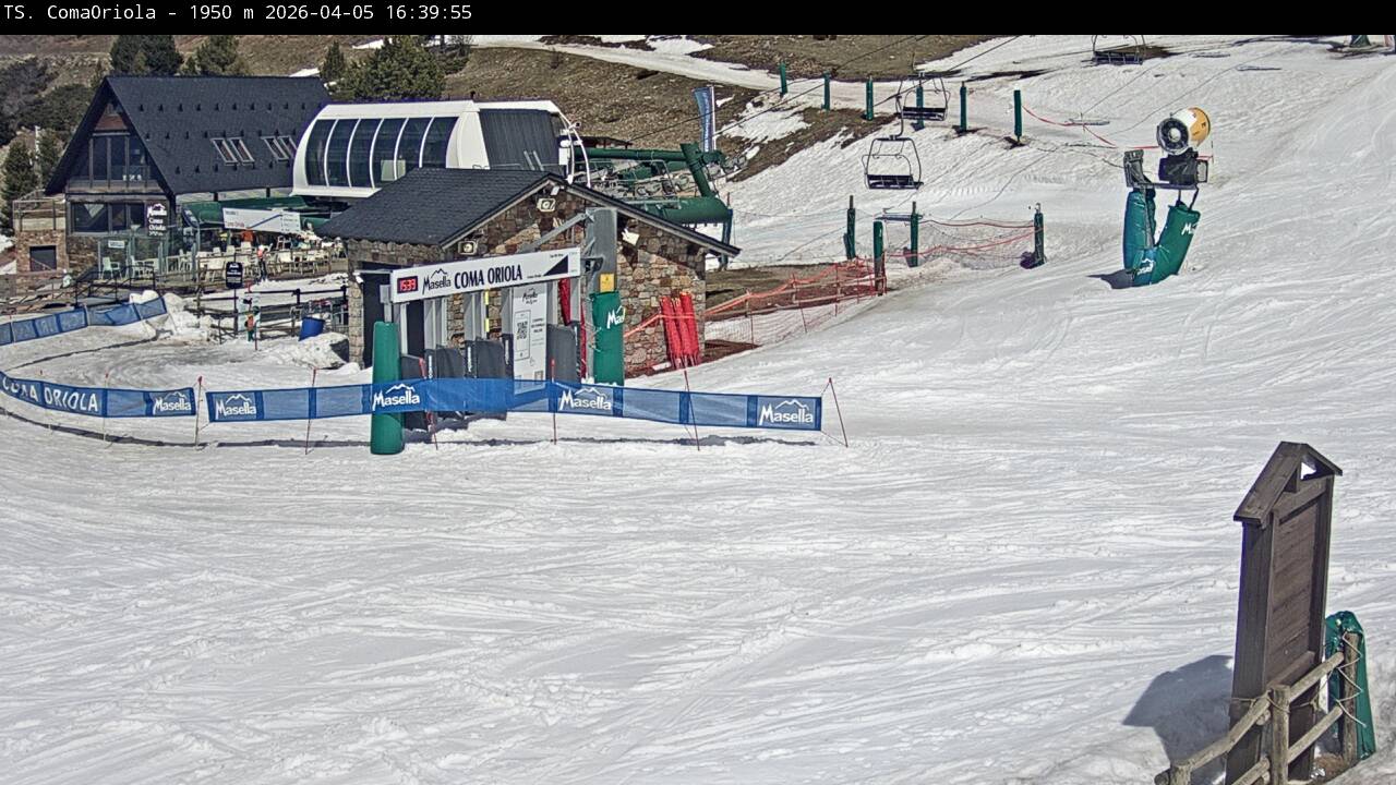 Cámara Webcam C-16  Webcam La Masella Estación de Esquí - Infonieve Hoy 03/04/2026