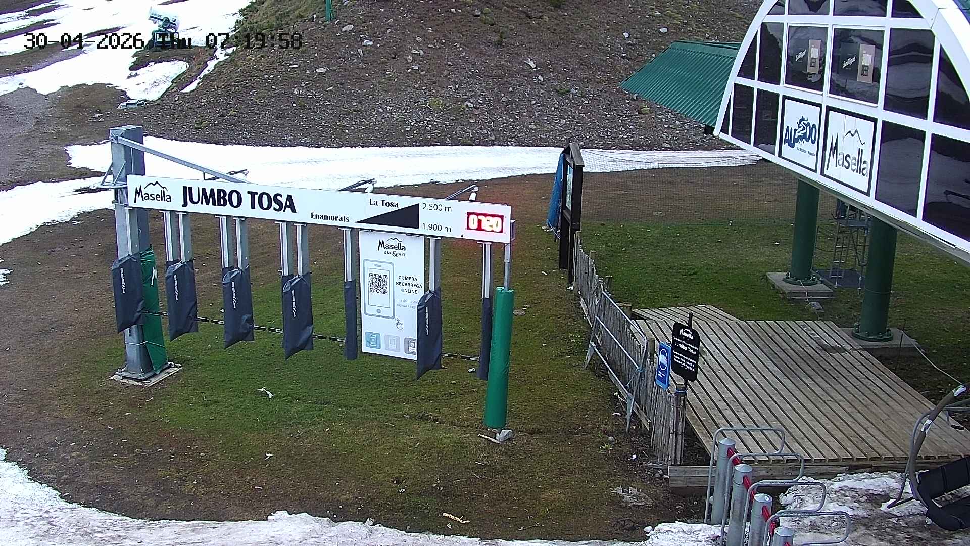 Webcam en Jumbo Tosa - Estaci&oacute;n Inferior, Masella (Pirineo Catal&aacute;n)